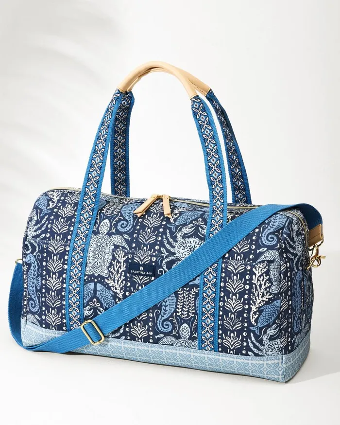 Tommy Bahama Luggage and Travel Hamilton Sealife Fiesta Duffel Bag Sea Life 8211 WomenBeach and Home Tommy Bahama Luggage and Travel Hamilton Sealife Fiesta Duffel Bag Sea Life 8211 WomenBeach and Home