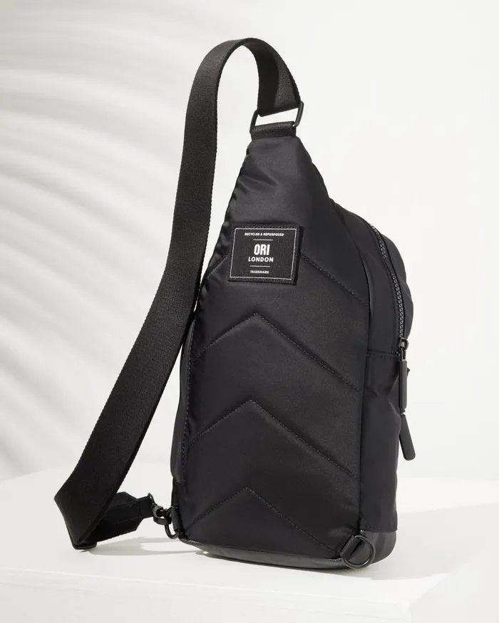 Tommy Bahama Luggage and Travel Willesden Black Sling Bag All Black 8211 MenWomenBeach and Home Tommy Bahama Luggage and Travel Willesden Black Sling Bag All Black 8211 MenWomenBeach and Home