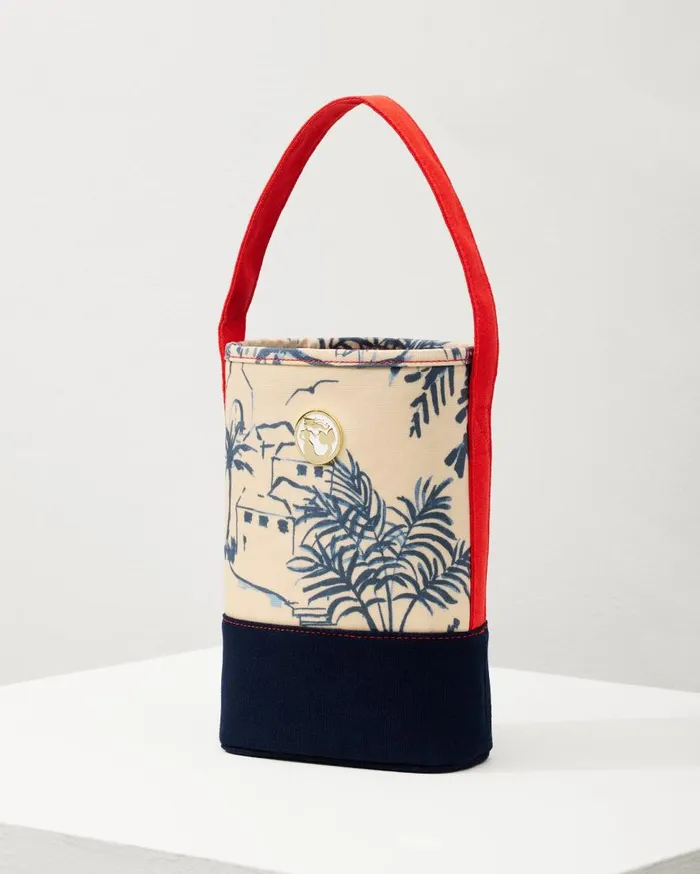 Tommy Bahama Outdoor Accessories Daise Seascape Wine Caddy Navy 8211 Beach and Home Tommy Bahama Outdoor Accessories Daise Seascape Wine Caddy Navy 8211 Beach and Home