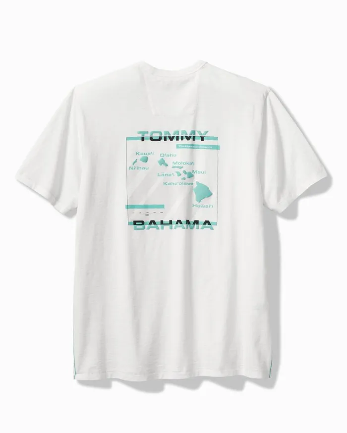 Tommy Bahama Shirts Island Destination ShortSleeve Lux TShirt White 8211 Men