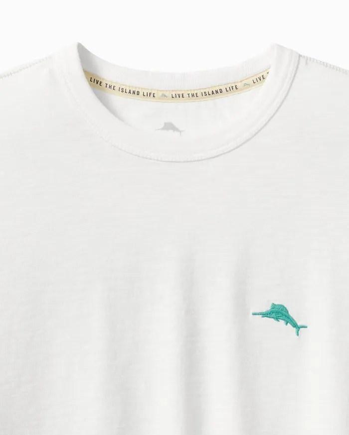Tommy Bahama Shirts Island Destination ShortSleeve Lux TShirt White 8211 Men Tommy Bahama Shirts Island Destination ShortSleeve Lux TShirt White 8211 Men