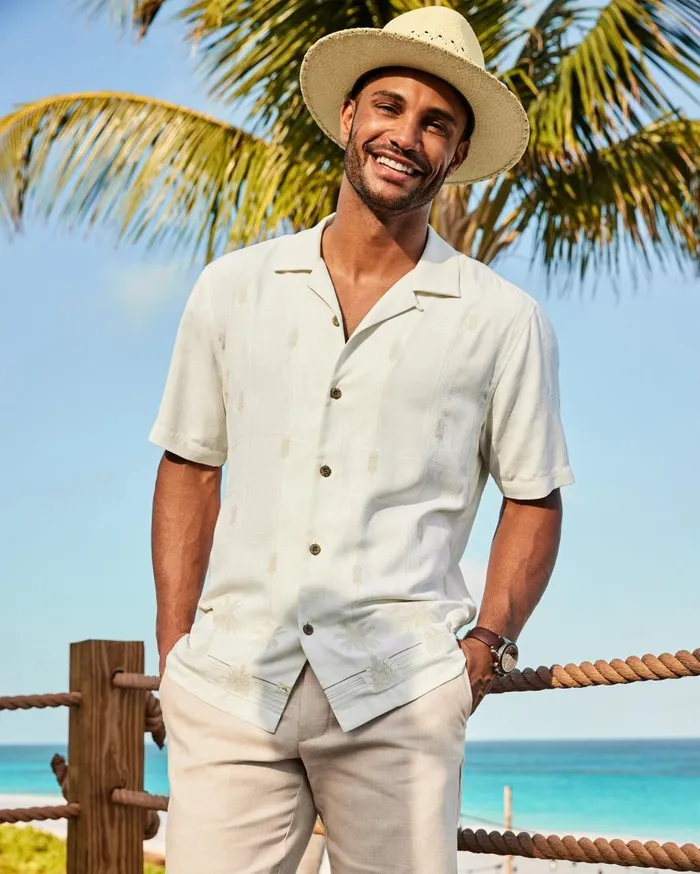 Tommy Bahama Shirts Pina Palms Embroidered Silk Camp Shirt Continental 8211 Men Tommy Bahama Shirts Pina Palms Embroidered Silk Camp Shirt Continental 8211 Men