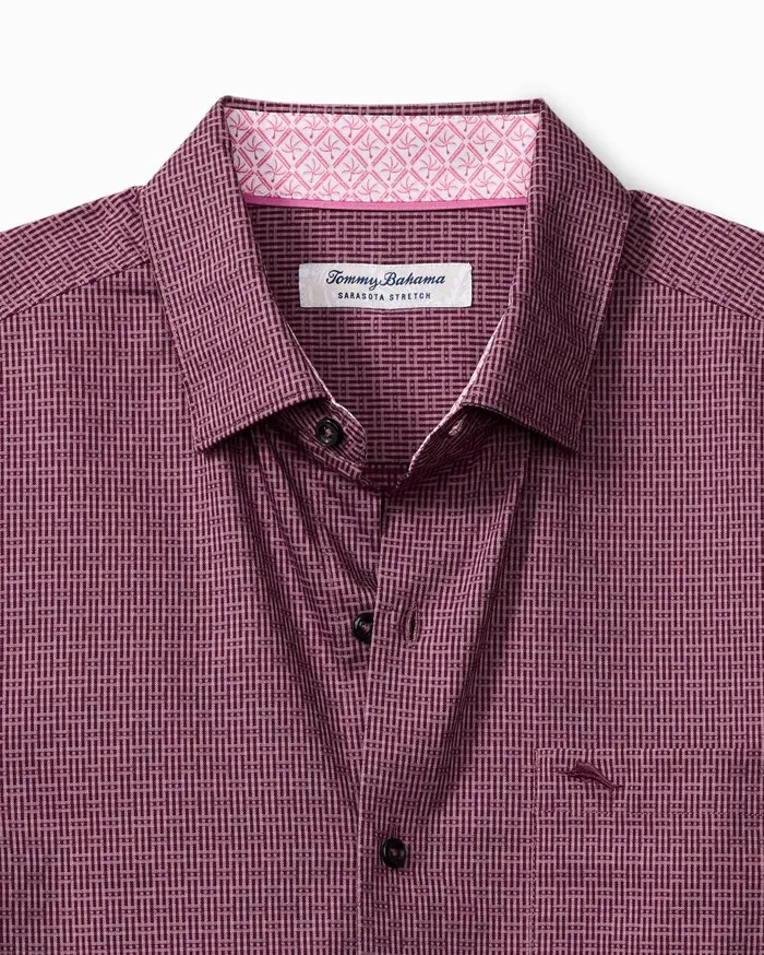 Tommy Bahama Shirts Sarasota Stretch Ventura Isles IslandZone Stripe Shirt Grape Wine 8211 Men Tommy Bahama Shirts Sarasota Stretch Ventura Isles IslandZone Stripe Shirt Grape Wine 8211 Men