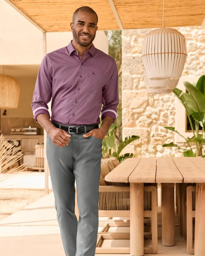 Tommy Bahama Shirts Sarasota Stretch Ventura Isles IslandZone Stripe Shirt Grape Wine 8211 Men Tommy Bahama Shirts Sarasota Stretch Ventura Isles IslandZone Stripe Shirt Grape Wine 8211 Men