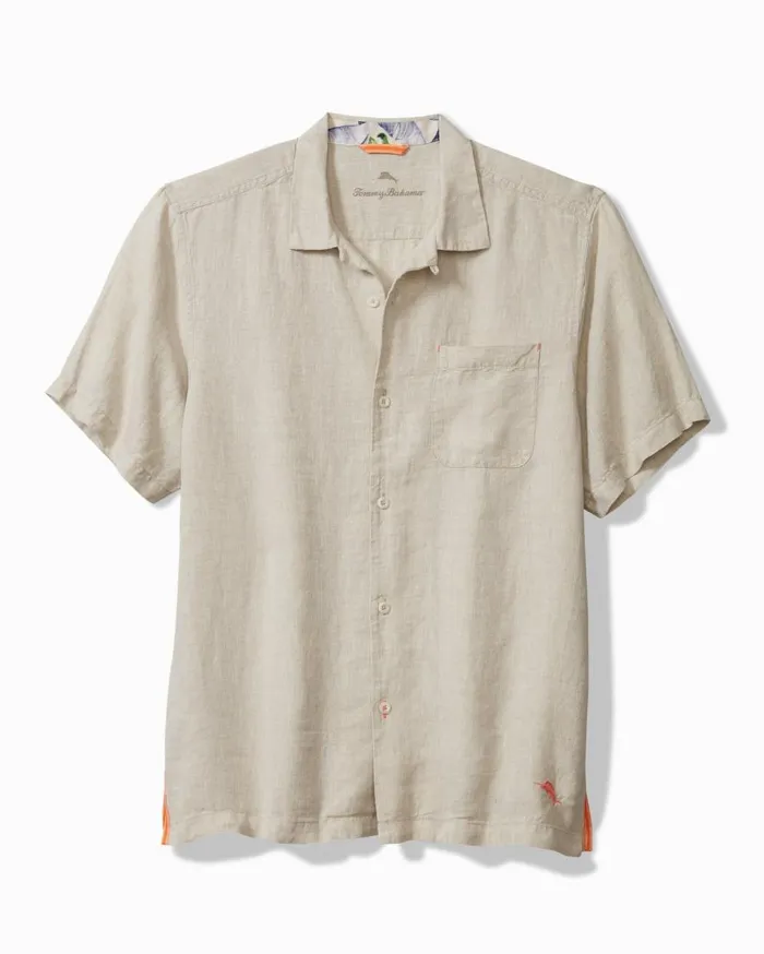 Tommy Bahama Shirts Sea Glass Camp Shirt Natural 8211 Men