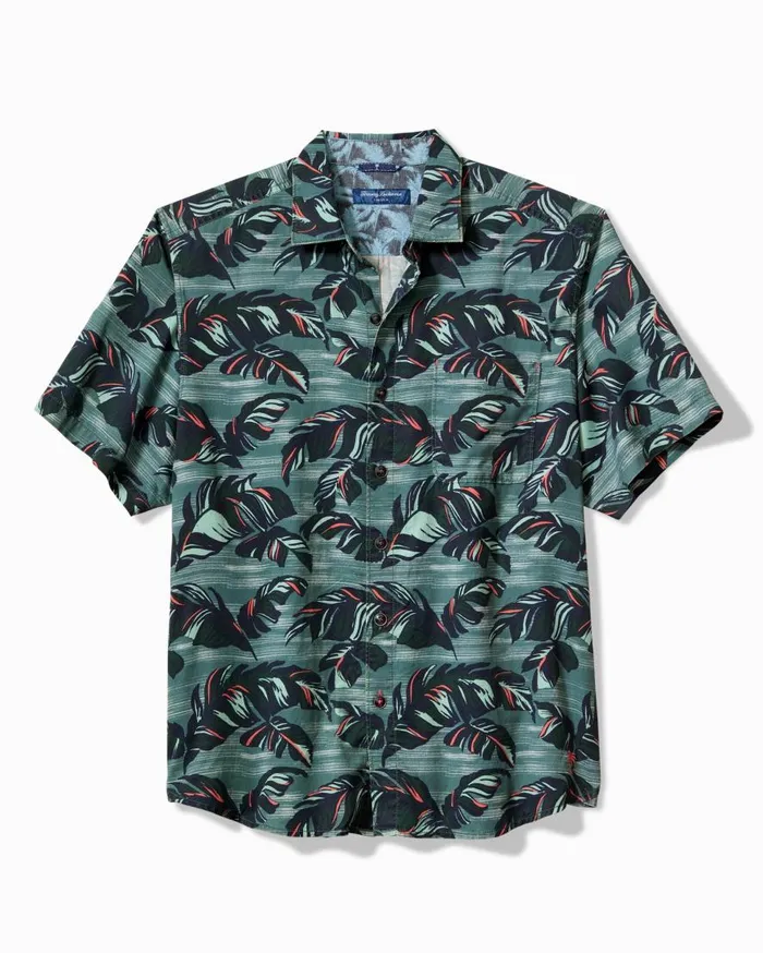 Tommy Bahama Shirts Tortola Verde Fronds ShortSleeve Shirt Seven Seas 8211 Men