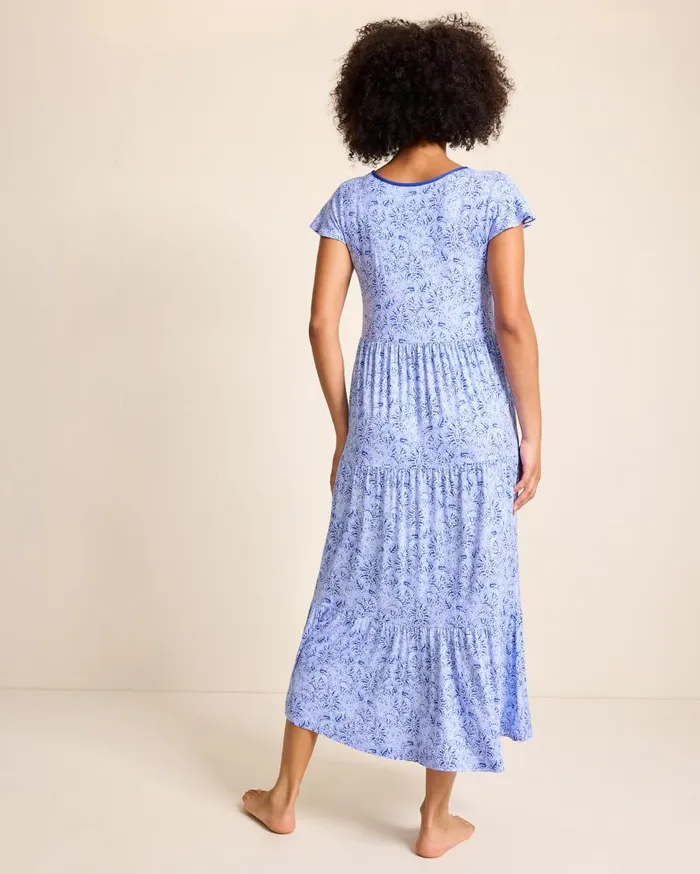 Tommy Bahama Sleepwear Jersey ShortSleeve Maxi Sleep Dress Periwinkle 8211 Women Tommy Bahama Sleepwear Jersey ShortSleeve Maxi Sleep Dress Periwinkle 8211 Women