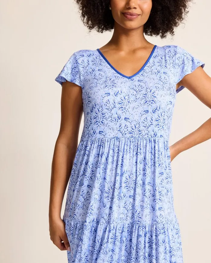 Tommy Bahama Sleepwear Jersey ShortSleeve Maxi Sleep Dress Periwinkle 8211 Women Tommy Bahama Sleepwear Jersey ShortSleeve Maxi Sleep Dress Periwinkle 8211 Women