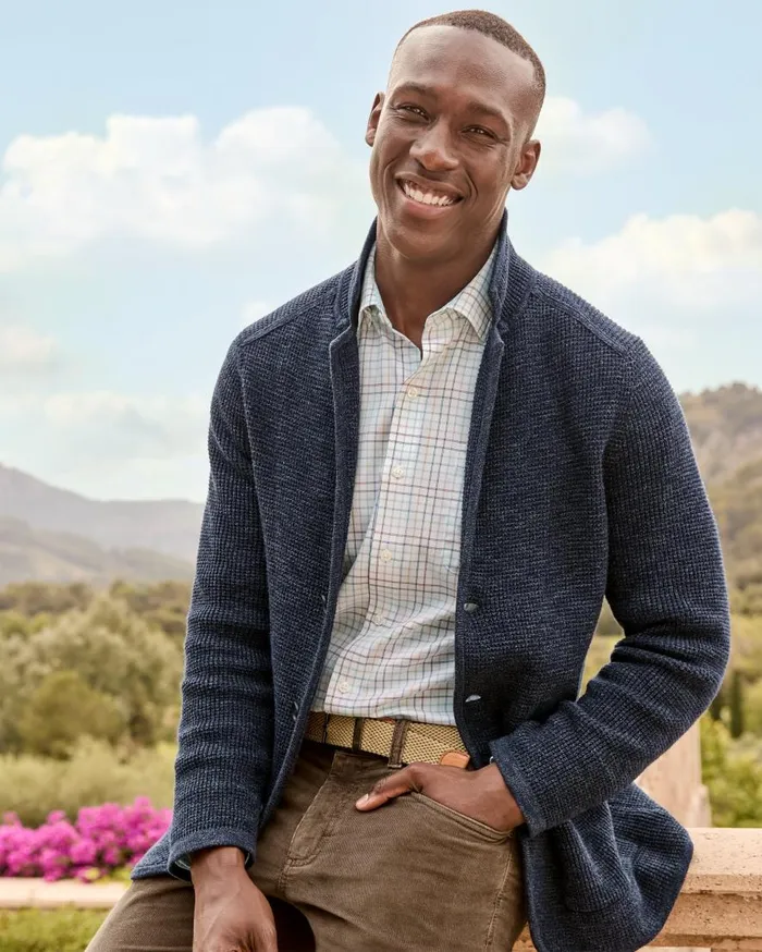 Tommy Bahama Sweaters Cityscape Sweater Blazer Ocean Deep 8211 Men Tommy Bahama Sweaters Cityscape Sweater Blazer Ocean Deep 8211 Men