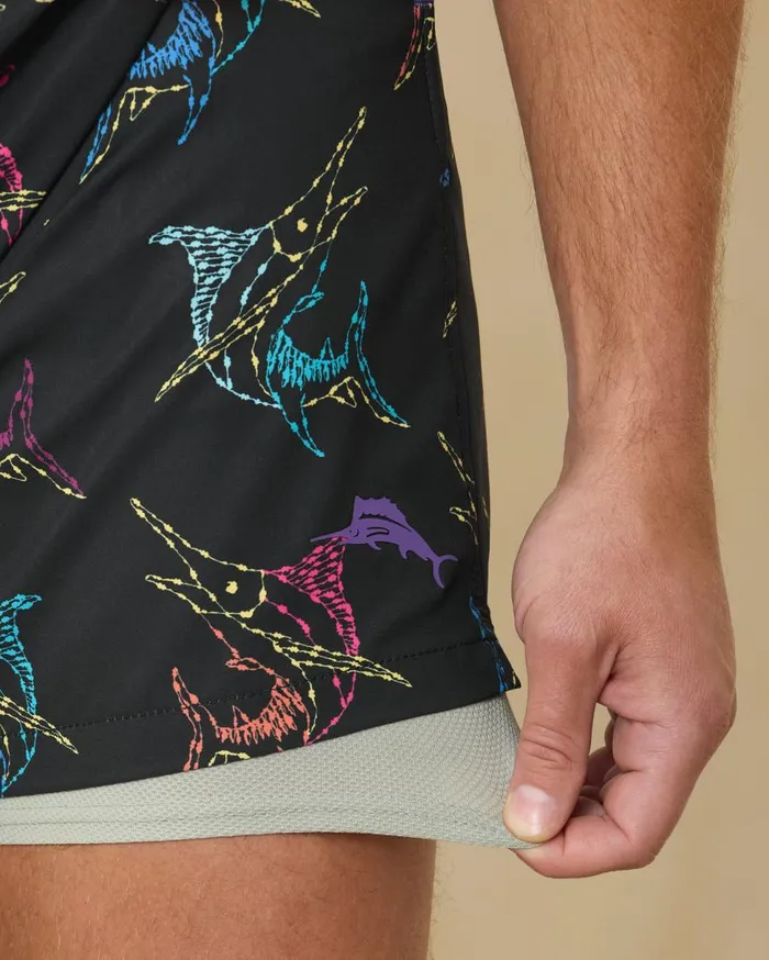 Tommy Bahama Swim and Boardshorts Naples Spotted At Sea 6Inch Swim Trunks Black 8211 Men Tommy Bahama Swim and Boardshorts Naples Spotted At Sea 6Inch Swim Trunks Black 8211 Men