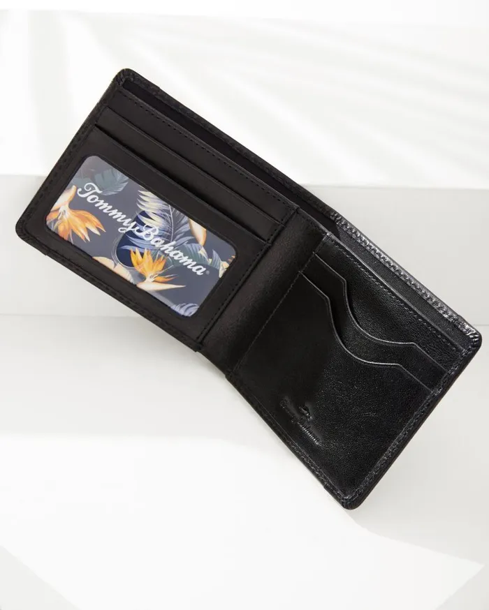 Tommy Bahama Wallets and Tech Accessories Contrast Binding Slimfold Wallet Blackcognac 8211 Men Tommy Bahama Wallets and Tech Accessories Contrast Binding Slimfold Wallet Blackcognac 8211 Men