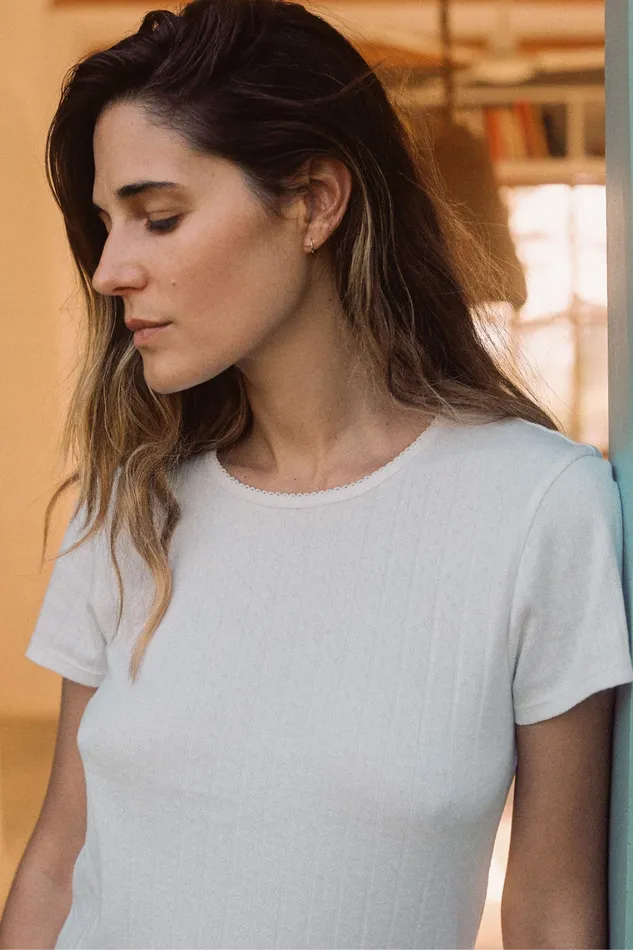 Tops and Blouses The Rayne Tee Ivory 8211 Christy Dawn Women Tops and Blouses The Rayne Tee Ivory 8211 Christy Dawn Women
