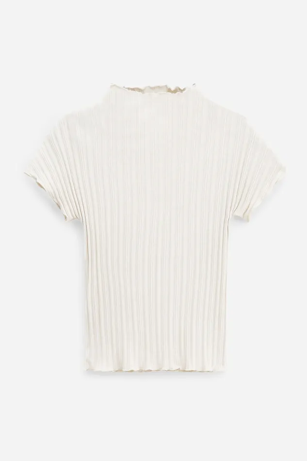 Tops and TShirts Rib Cap Sleeve Top Weathered White 8211 filippak Women Tops and TShirts Rib Cap Sleeve Top Weathered White 8211 filippak Women