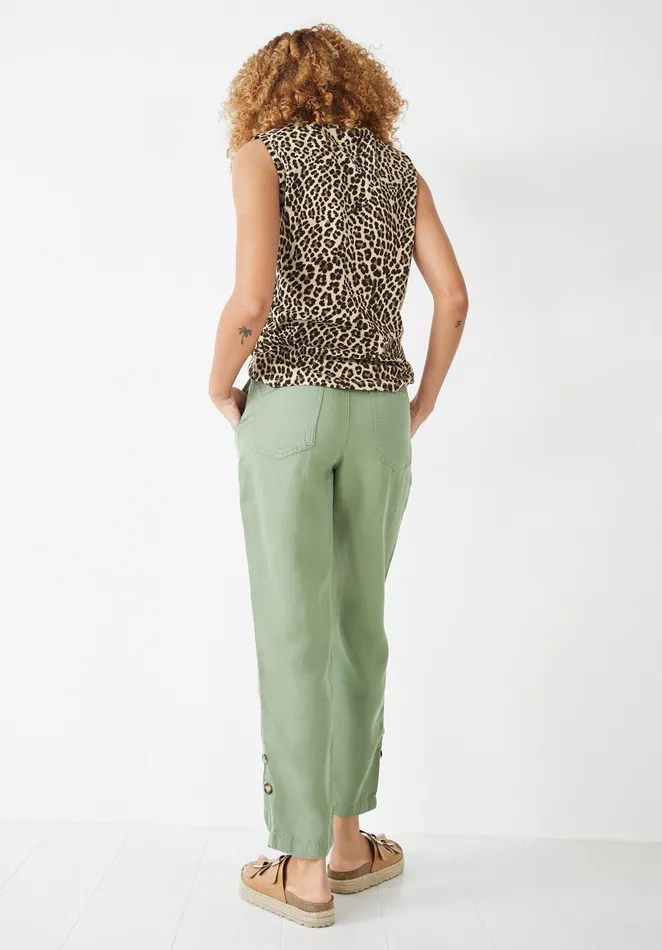 Tops and TShirts Women Hush Tayla Printed Vest Leopard Natural