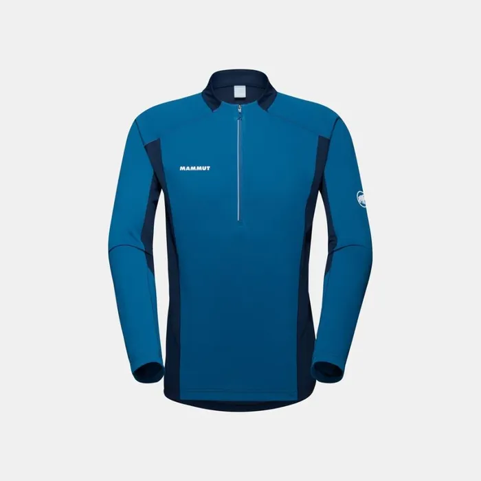 Tops Men Mammut Aenergy FL Half Zip Longsleeve Deep Icemarine