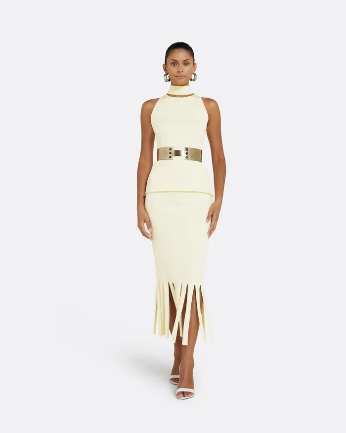 Tops Safiyaa Women Chascara Buttermilk Knit Buttermilk