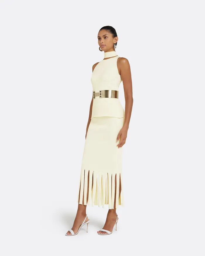 Tops Safiyaa Women Chascara Buttermilk Knit Buttermilk