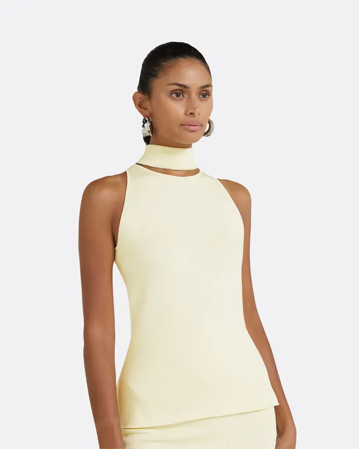 Tops Safiyaa Women Chascara Buttermilk Knit Buttermilk