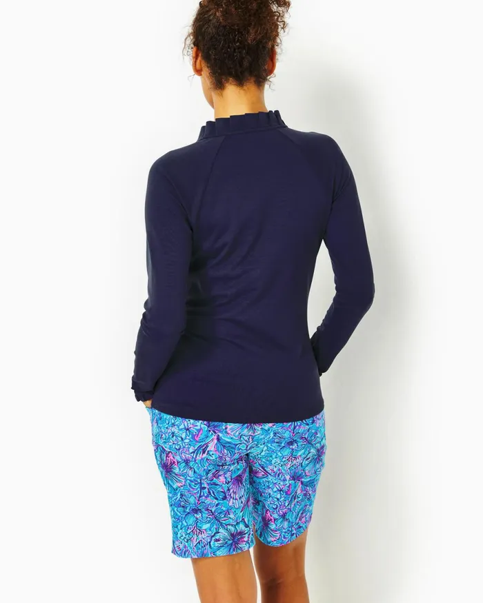 Tops WomenHome and Gifts Lilly Pulitzer UPF 50 Luxletic Hutton Polo True Navy