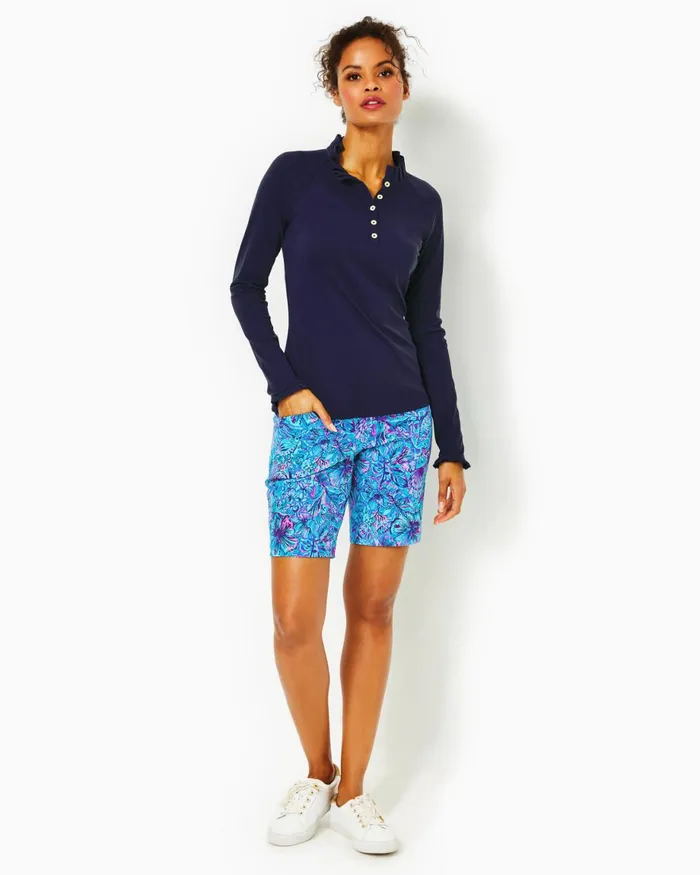 Tops WomenHome and Gifts Lilly Pulitzer UPF 50 Luxletic Hutton Polo True Navy Tops WomenHome and Gifts Lilly Pulitzer UPF 50 Luxletic Hutton Polo True Navy