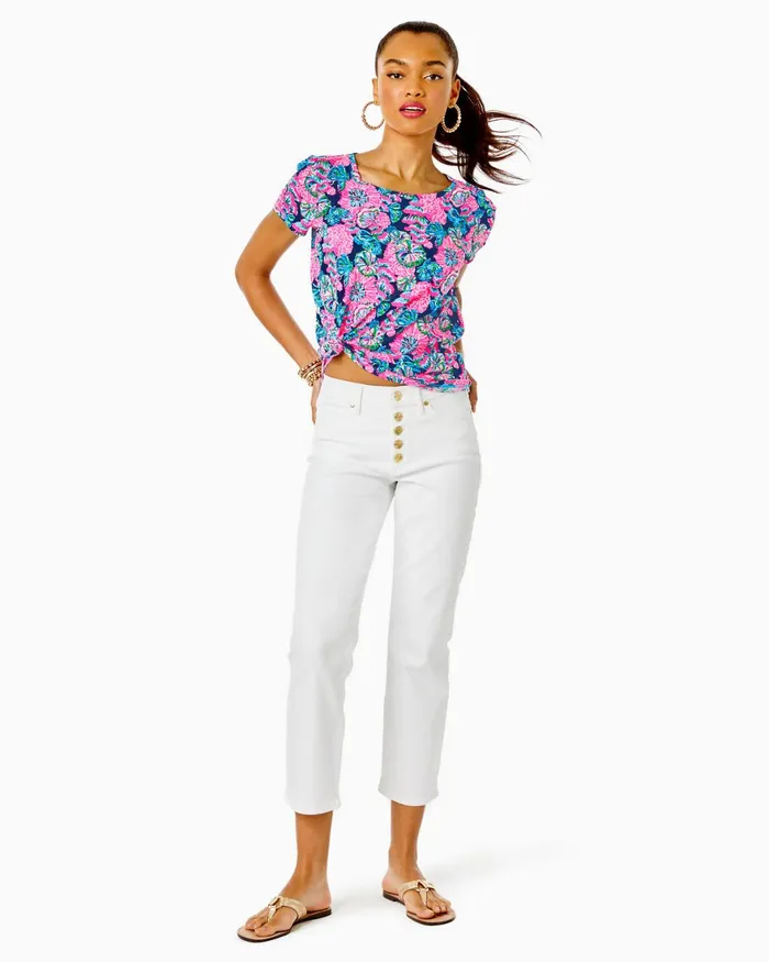 Tops Women Lilly Pulitzer Fola Sleeveless Top Pink Blossom Foxy Llama Tops Women Lilly Pulitzer Fola Sleeveless Top Pink Blossom Foxy Llama