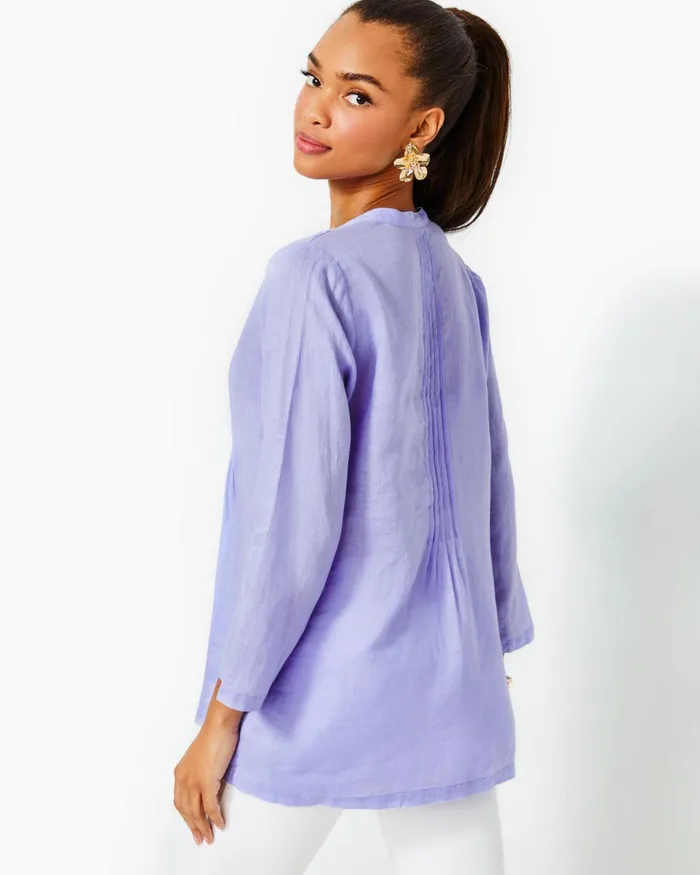 Tops Women Lilly Pulitzer Sarasota Tunic Top Lillys Lilac