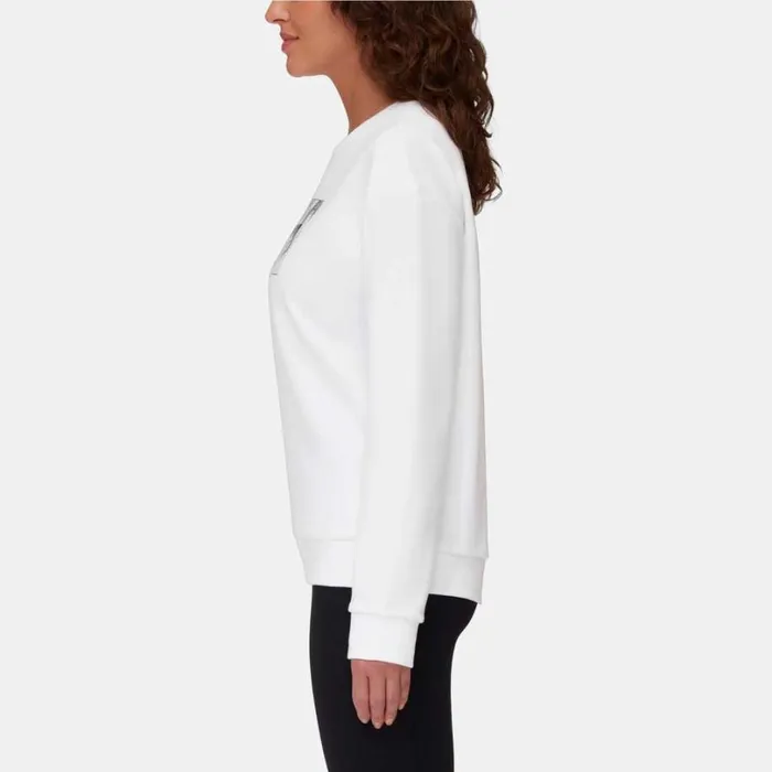 Tops Women Mammut Core ML Crew Neck Unexplored White Tops Women Mammut Core ML Crew Neck Unexplored White
