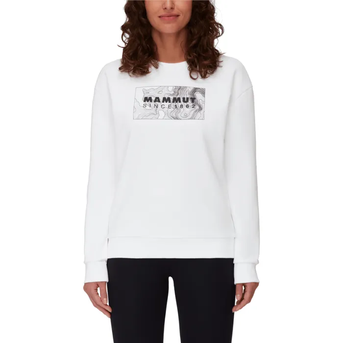 Tops Women Mammut Core ML Crew Neck Unexplored White Tops Women Mammut Core ML Crew Neck Unexplored White