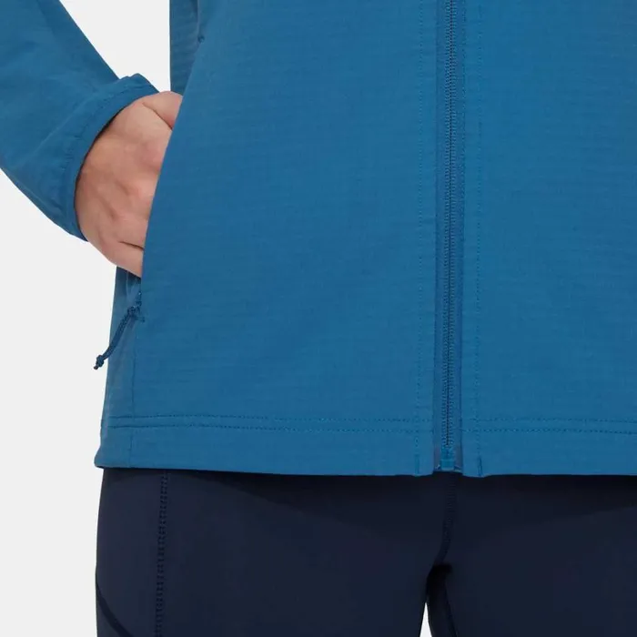 Tops Women Mammut Madris Light ML Hooded Jacket Deep Ice Tops Women Mammut Madris Light ML Hooded Jacket Deep Ice