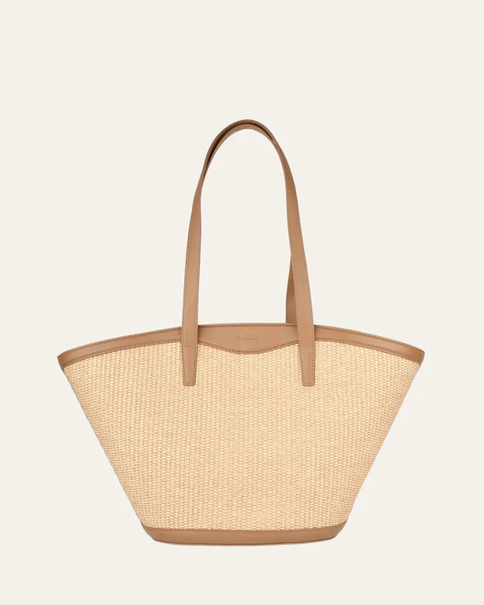 TOTES Papi tote bag caramel raffia 8211 jomercer Women
