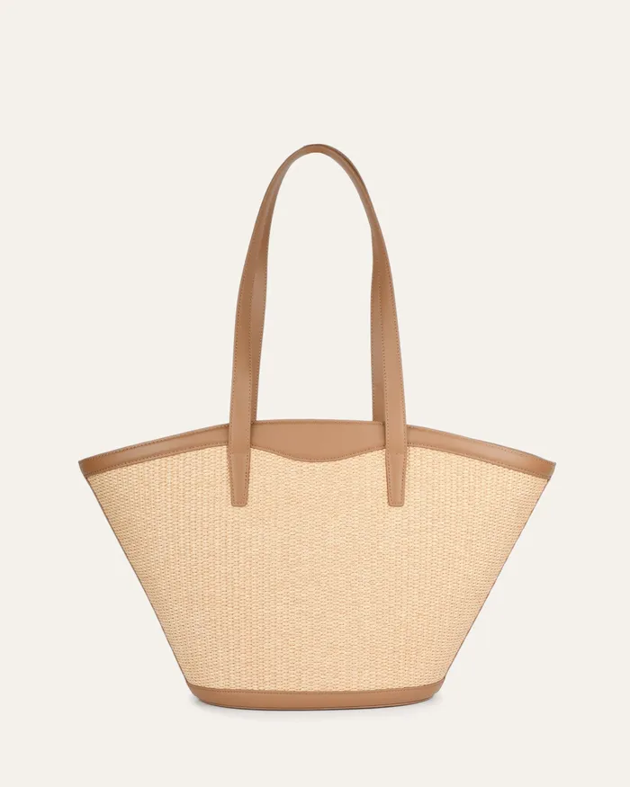 TOTES Papi tote bag caramel raffia 8211 jomercer Women TOTES Papi tote bag caramel raffia 8211 jomercer Women
