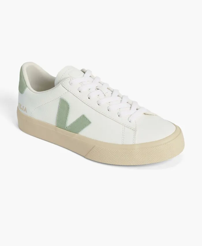 Trainers Women Veja Campo Trainers Extra White Matcha Sweaty Betty