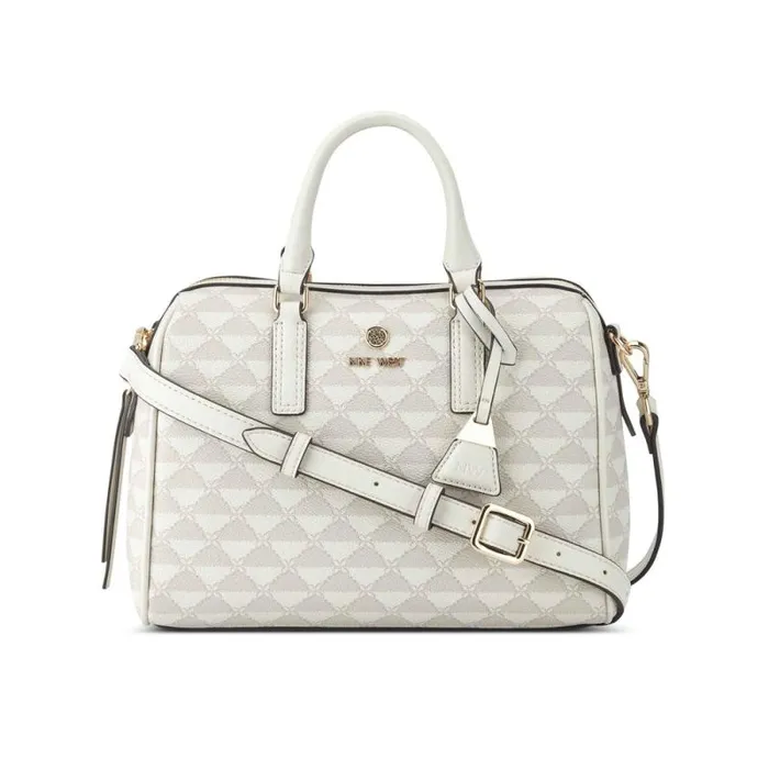Tristian Bowler Satchel Pumice Logo Women Nine West Satchels and Shoulder Bags