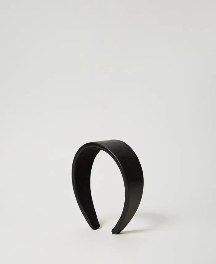 Twinset Accessories Headband With Logo Black 8211 Girl
