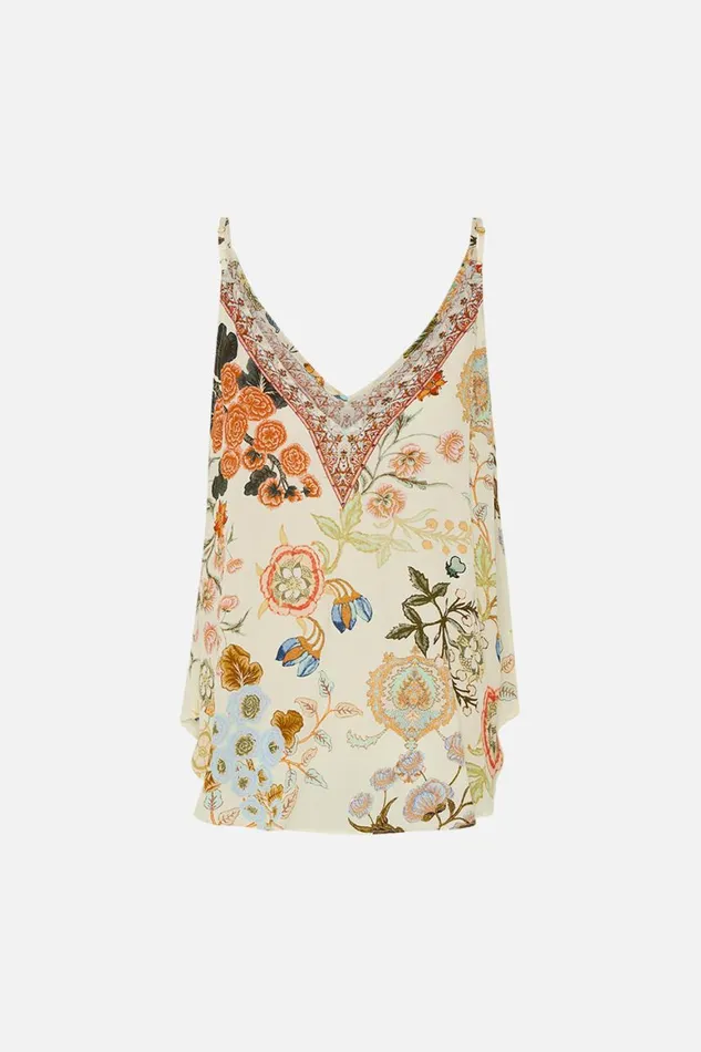 V NECK CAMI IN HONOUR OF HEIRLOOMS In Honour Of Heirlooms Womens Camilla Cami Tops