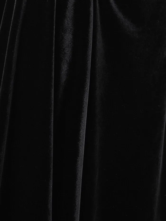 Velvet Ruched Dress Black Women Jigsaw Party