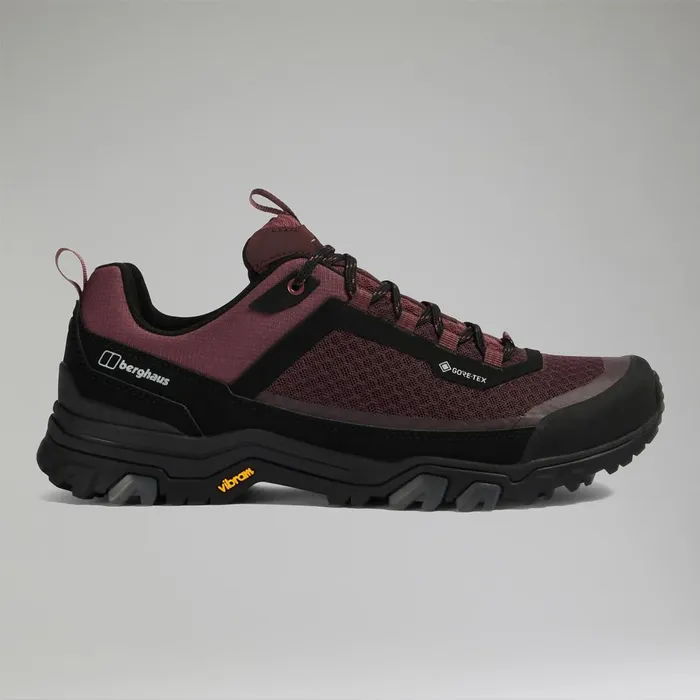 Walking Shoes Women Berghaus Ground Attack Active GoreTex Shoe 8211 BlackPurple