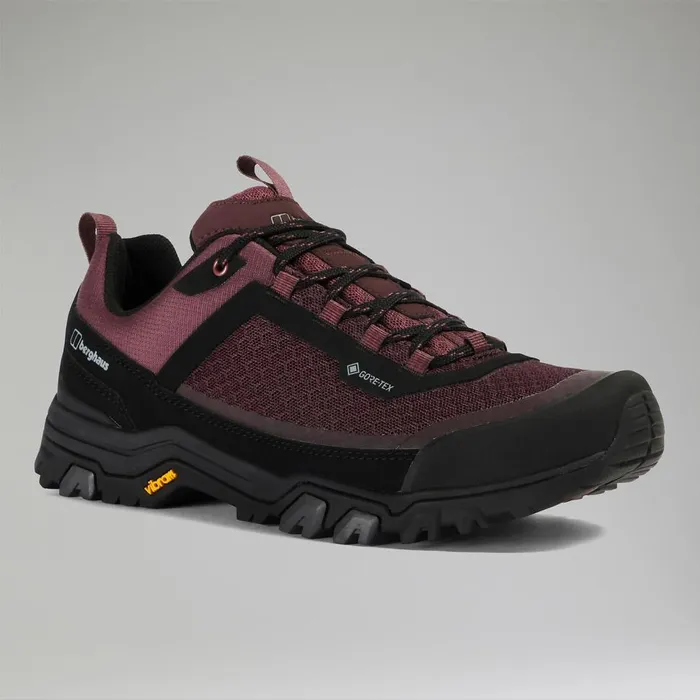 Walking Shoes Women Berghaus Ground Attack Active GoreTex Shoe 8211 BlackPurple