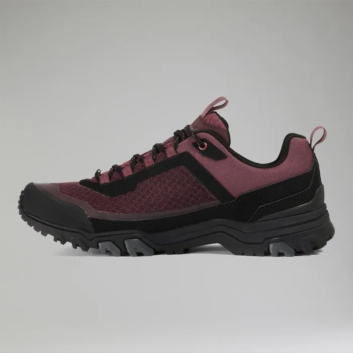 Walking Shoes Women Berghaus Ground Attack Active GoreTex Shoe 8211 BlackPurple