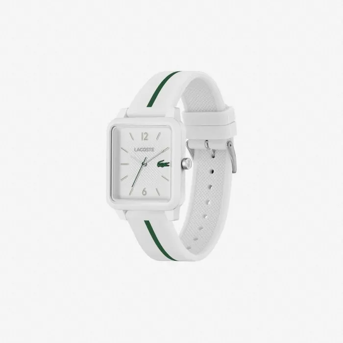 Watches Men Lacoste Men039s Lacoste1212 Studio 3 Hands Watch White Silicone Without Color 000