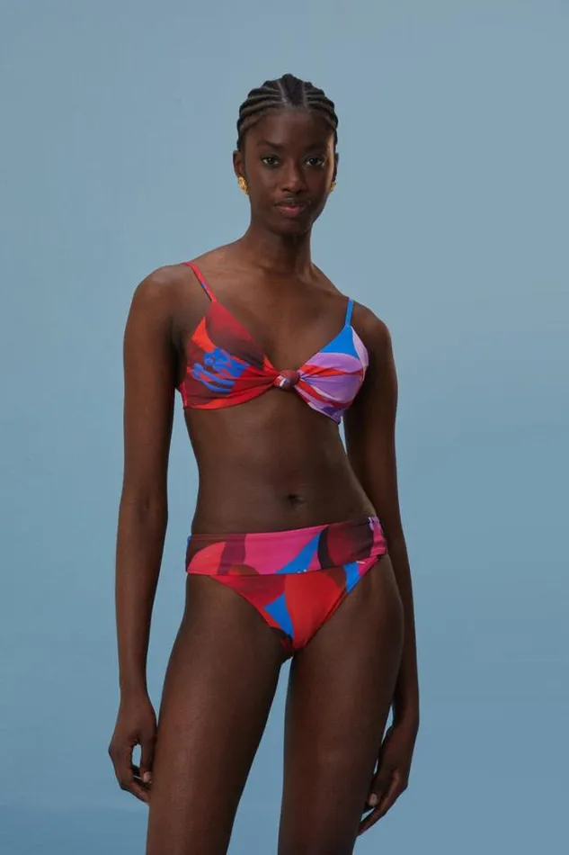 Watercolor Floral Bikini Bottom Women FARM Rio Bikinis