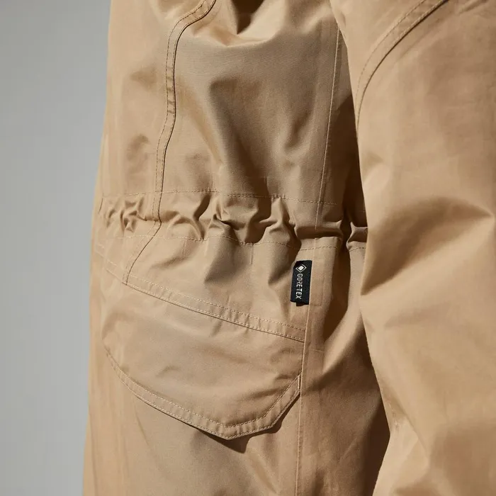 Waterproof Men Berghaus Cornice InterActive GORETEX Waterproof Jacket Natural