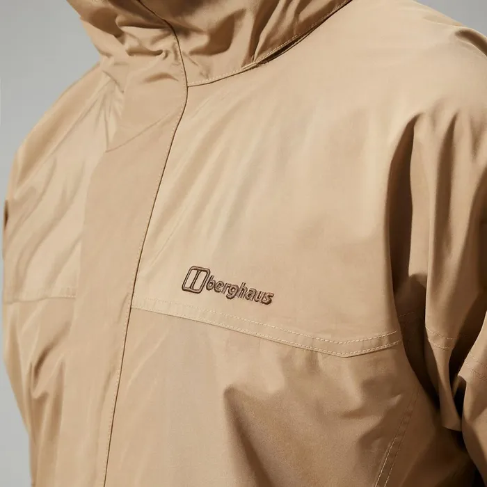 Waterproof Men Berghaus Cornice InterActive GORETEX Waterproof Jacket Natural