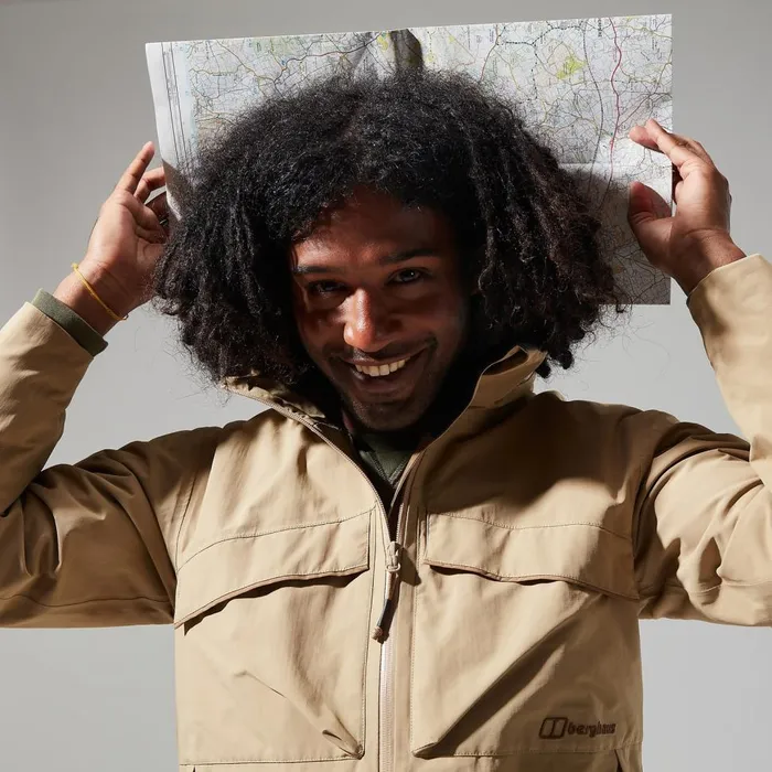 Waterproof Men Berghaus Helmor Utility Jacket 8211 Natural