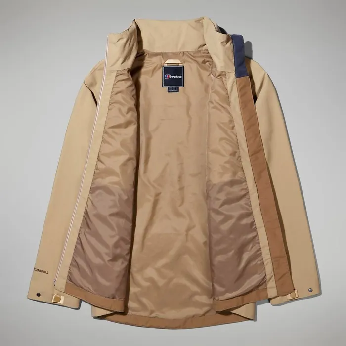 Waterproof Men Berghaus Helmor Utility Jacket 8211 Natural