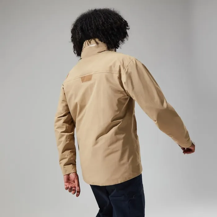 Waterproof Men Berghaus Helmor Utility Jacket 8211 Natural