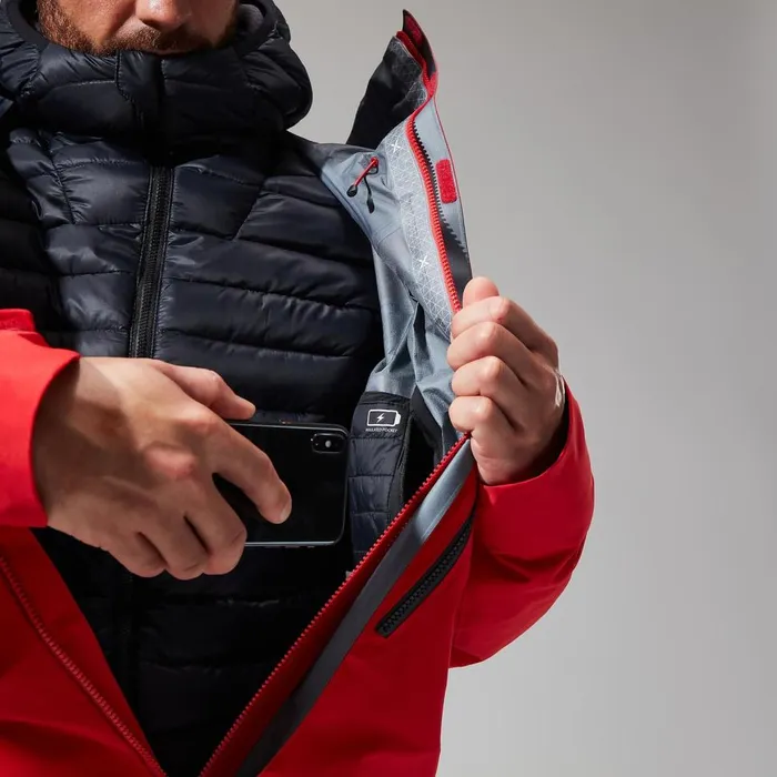Waterproof Men Berghaus MTN Guide GTX Pro Jacket 8211 RedBlack