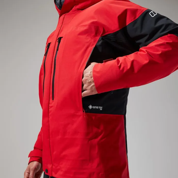 Waterproof Men Berghaus MTN Guide GTX Pro Jacket 8211 RedBlack