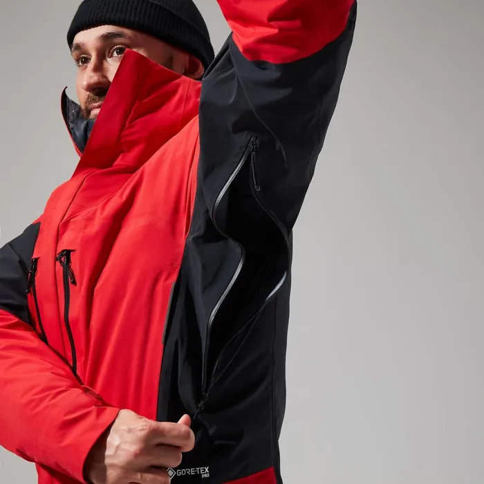 Waterproof Men Berghaus MTN Guide GTX Pro Jacket 8211 RedBlack