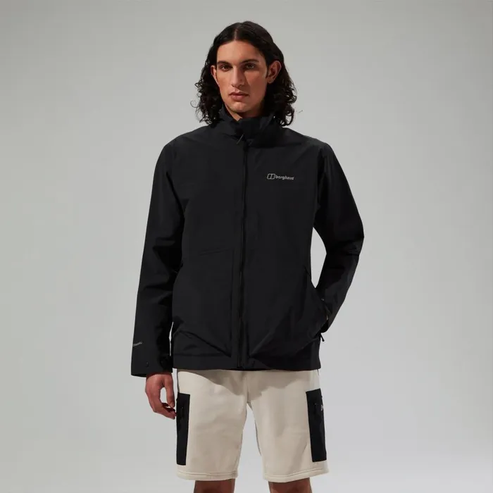 Waterproof Men Berghaus Woodwalk Waterproof Jacket Black